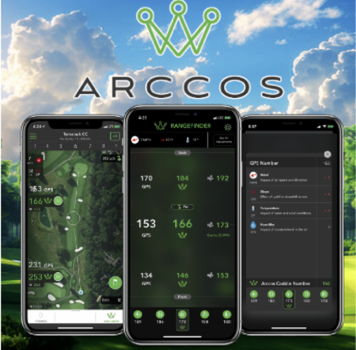 Arccos – Track playing performance with tour level insights.